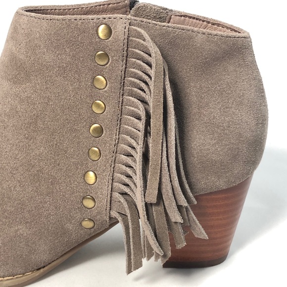 Vionic Women’s Faros Gray Fringed Ankle Boots with Stud Detail 6 New Wit… - Picture 5 of 14